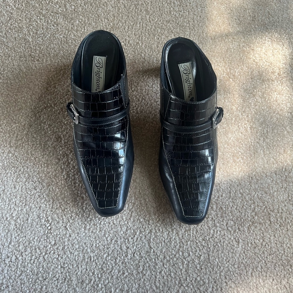 Brighton Black Heels Sleek Formal Design